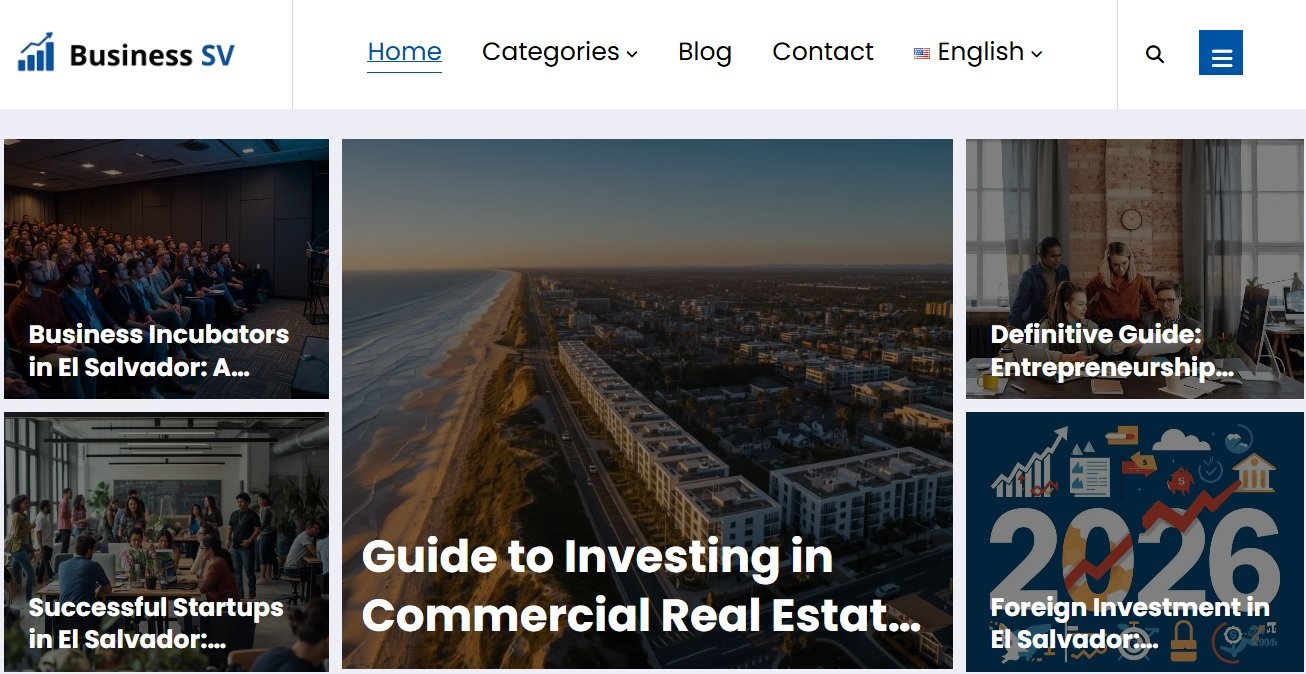 Investments and Businesses in El Salvador