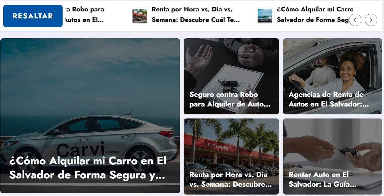 Renta de autos El Salvador