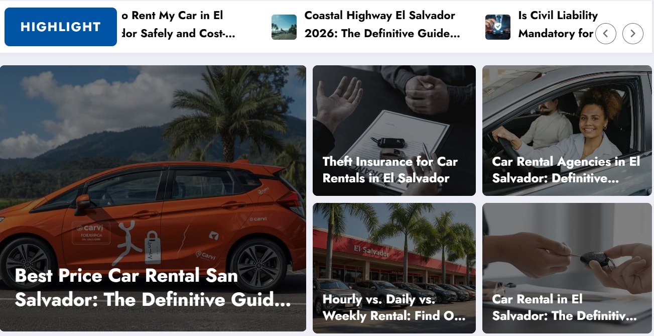 Car Rental in El Salvador