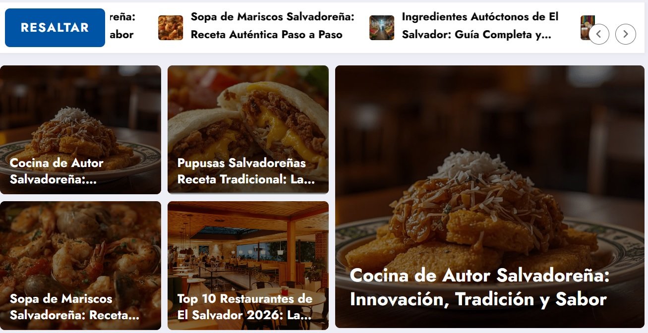 Sabores de El Salvador