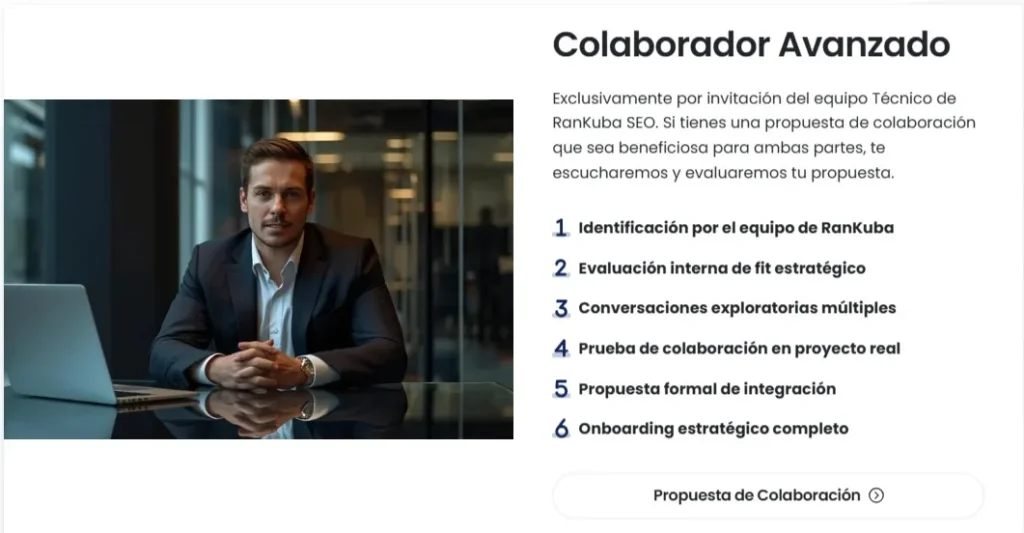 Agencia RanKuba SEO colaborador avanzado