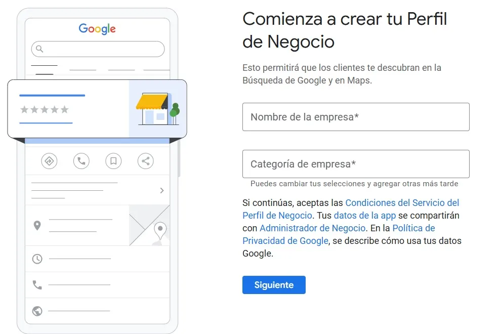 How to create an account in Google My Business step by step