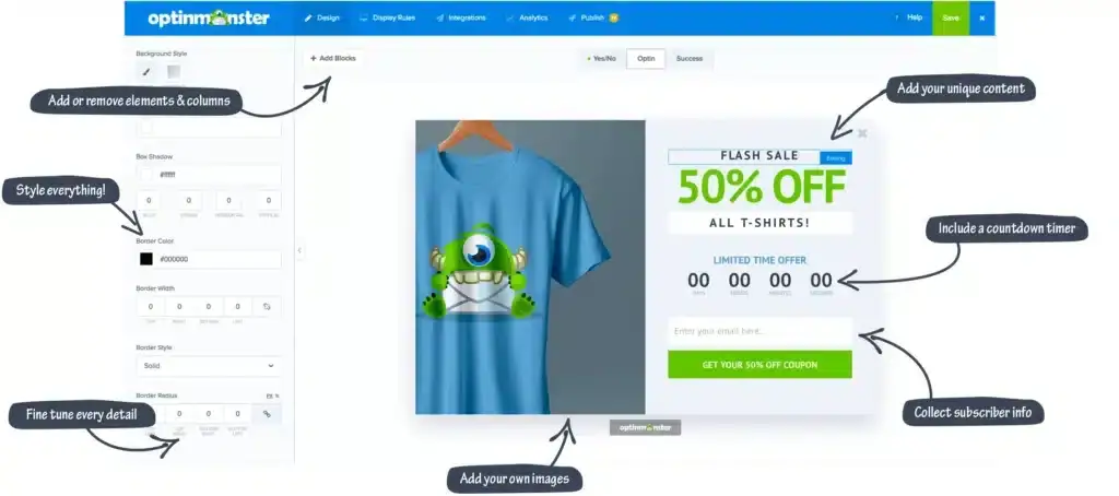 Mejores plugins WordPress para negocios locales OptionMonster