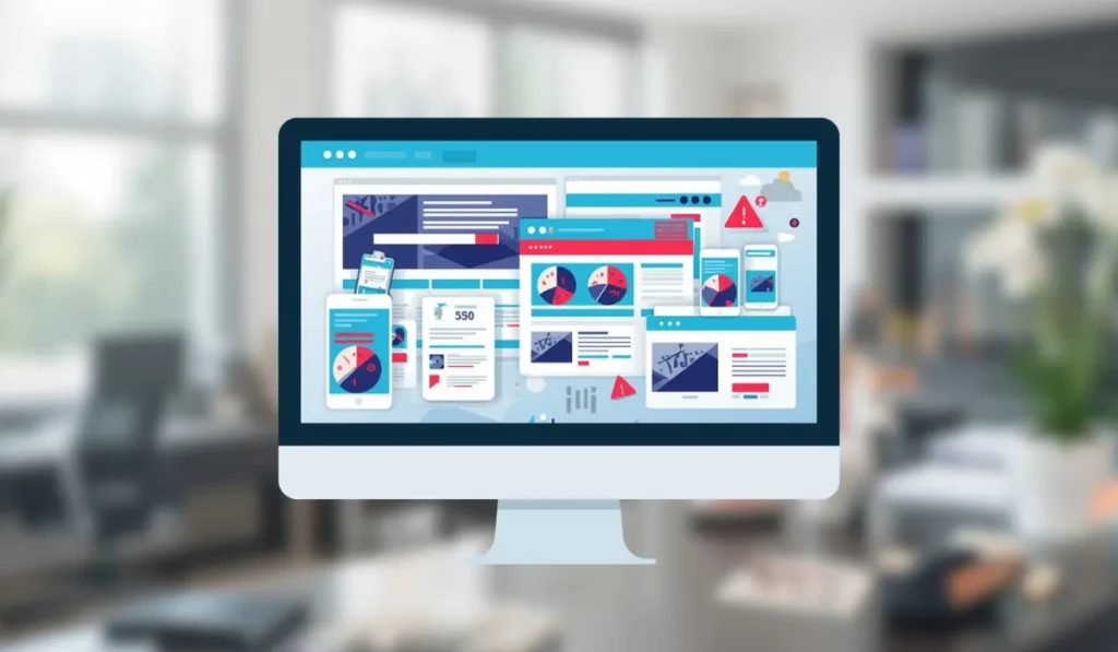 errores comunes de diseño web SEO