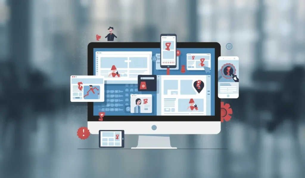 errores comunes de diseño web mejoras continuas