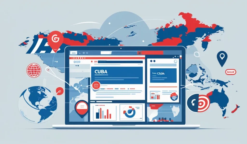 posicionar un sitio web en Cuba particularidades