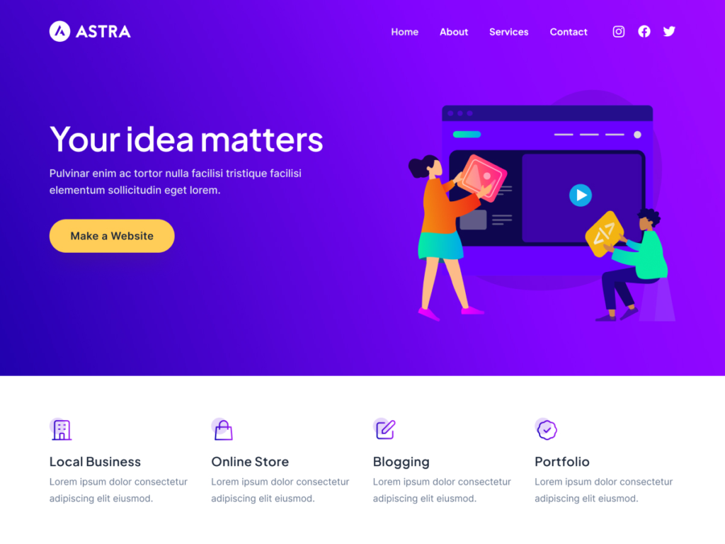 Free WordPress Astra Themes