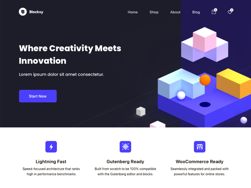 Free themes for blocksy blogs